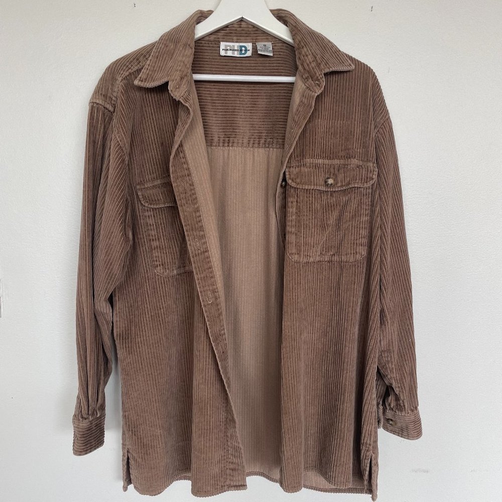 Oversized Corduroy Button Up